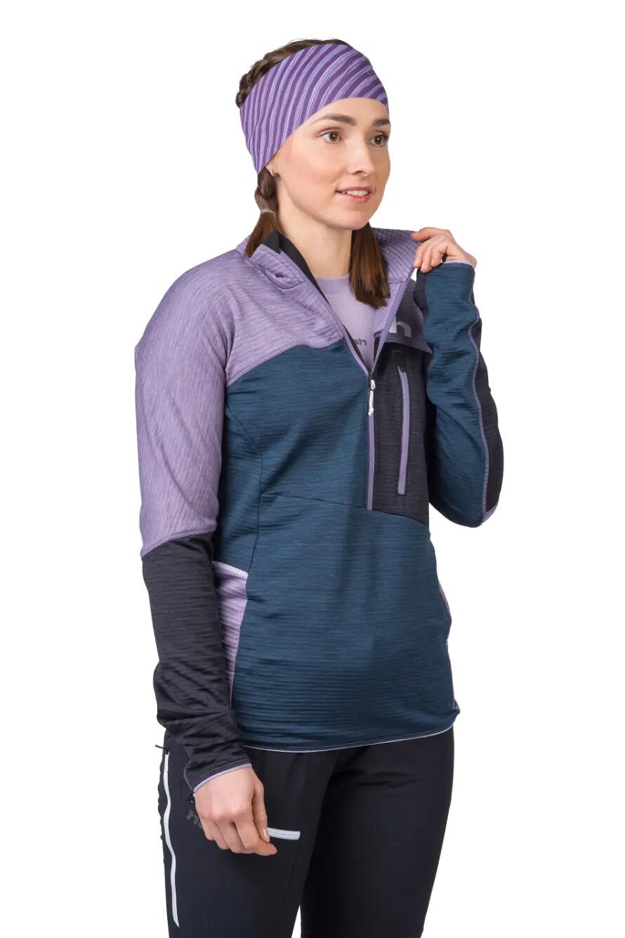 Giacca da sci da donna con 1/2 zip Hannah Meda 6/7
