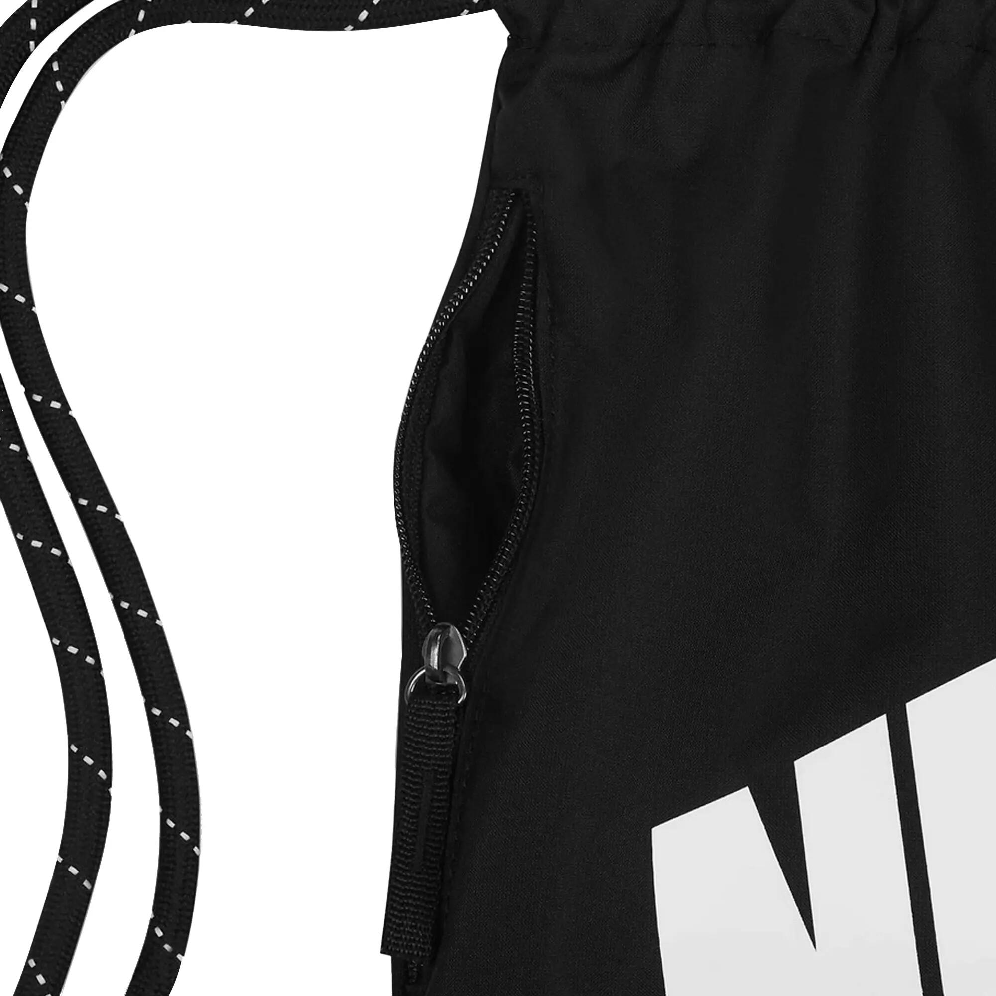 Heritage Drawstring Bag (Black) 6/6