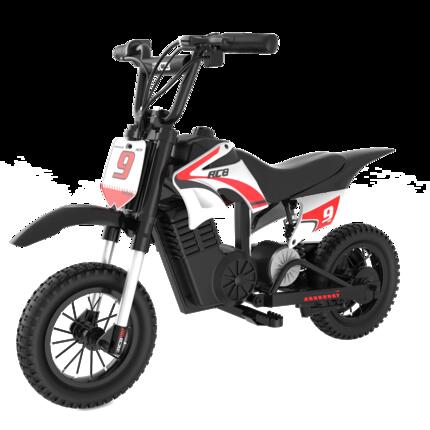 Moto électrique enfant R9X PRO tout-terrain 12 pouces double amortisseur