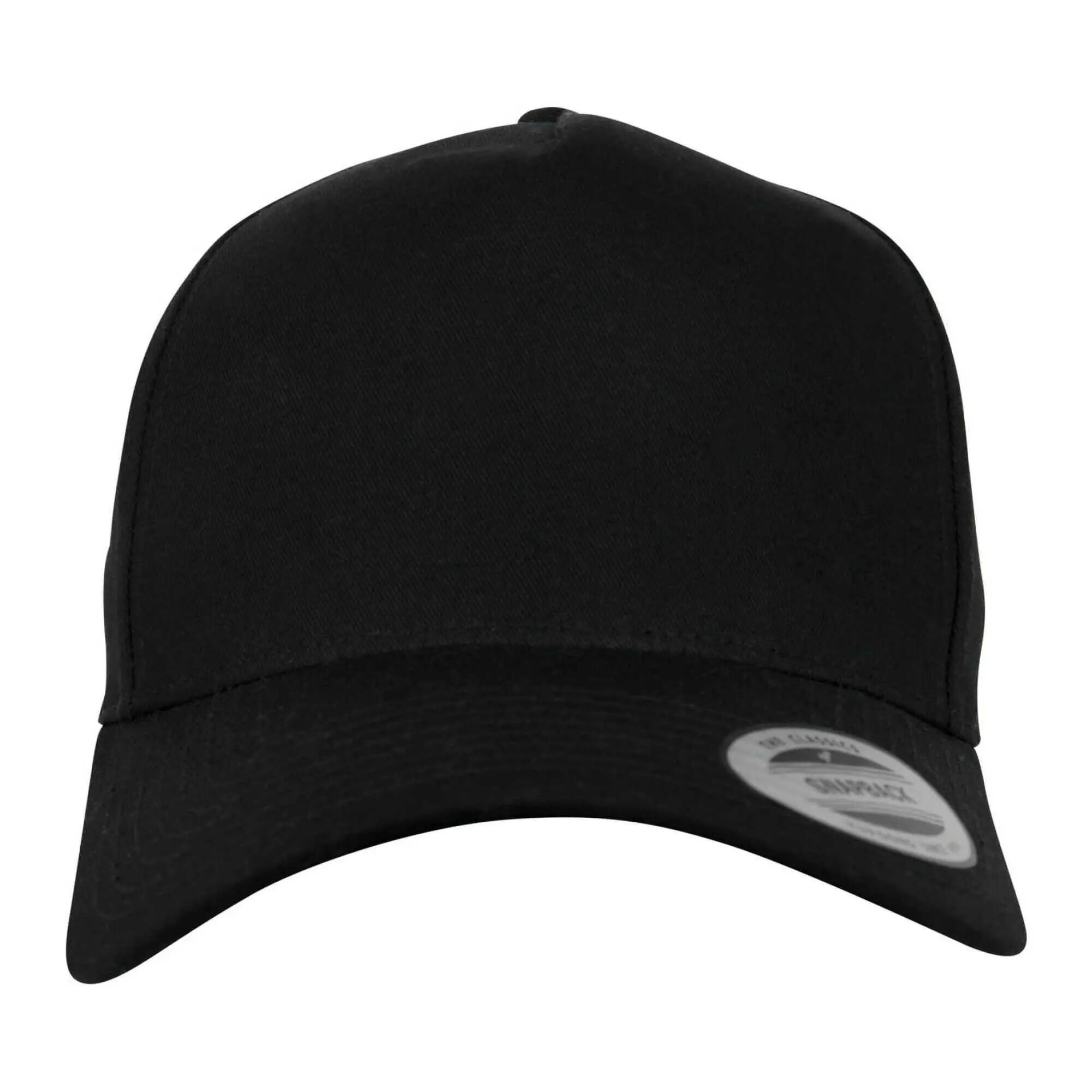 Classic 5 Panel Baseball Cap (Black) 5/5