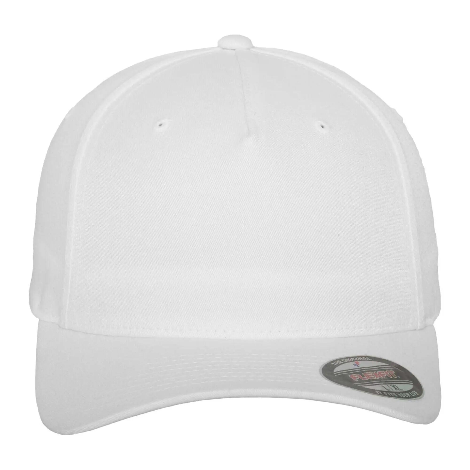 5 Panel Baseball Cap (White) 5/5