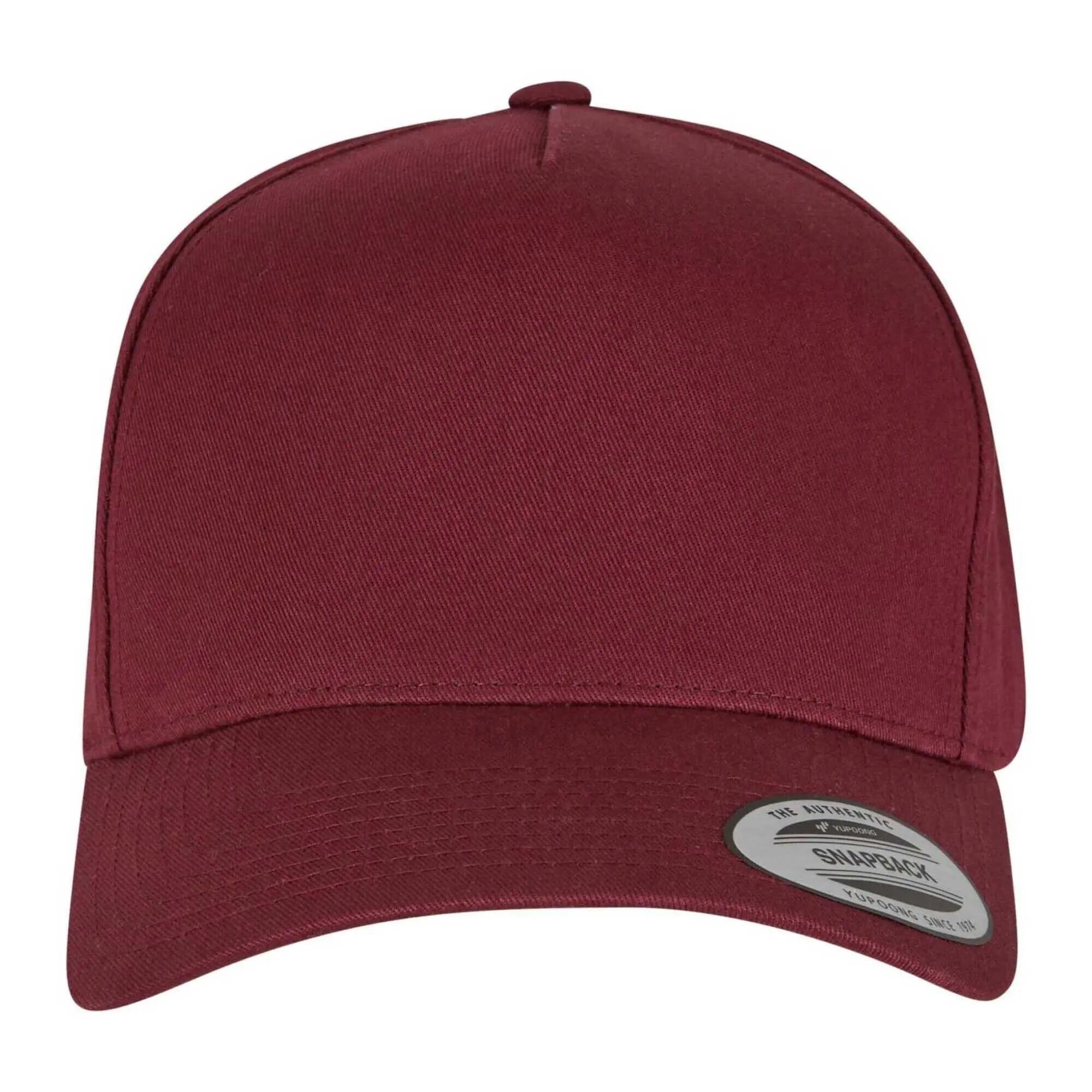 "Classic" BaseballMütze Damen und Herren Weinrot 5/5