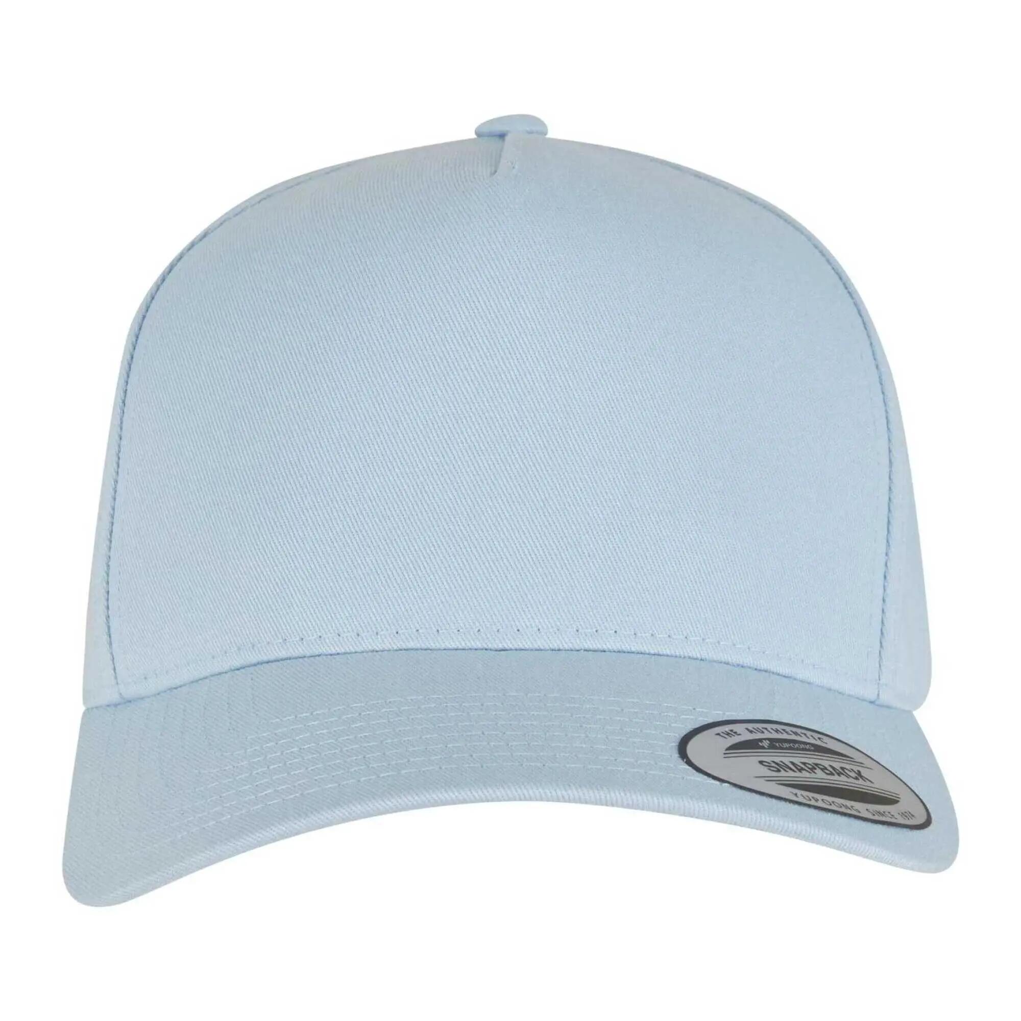 Cappellino Da Baseball 5 Pannelli Flexfit Classic Azzurro 5/5