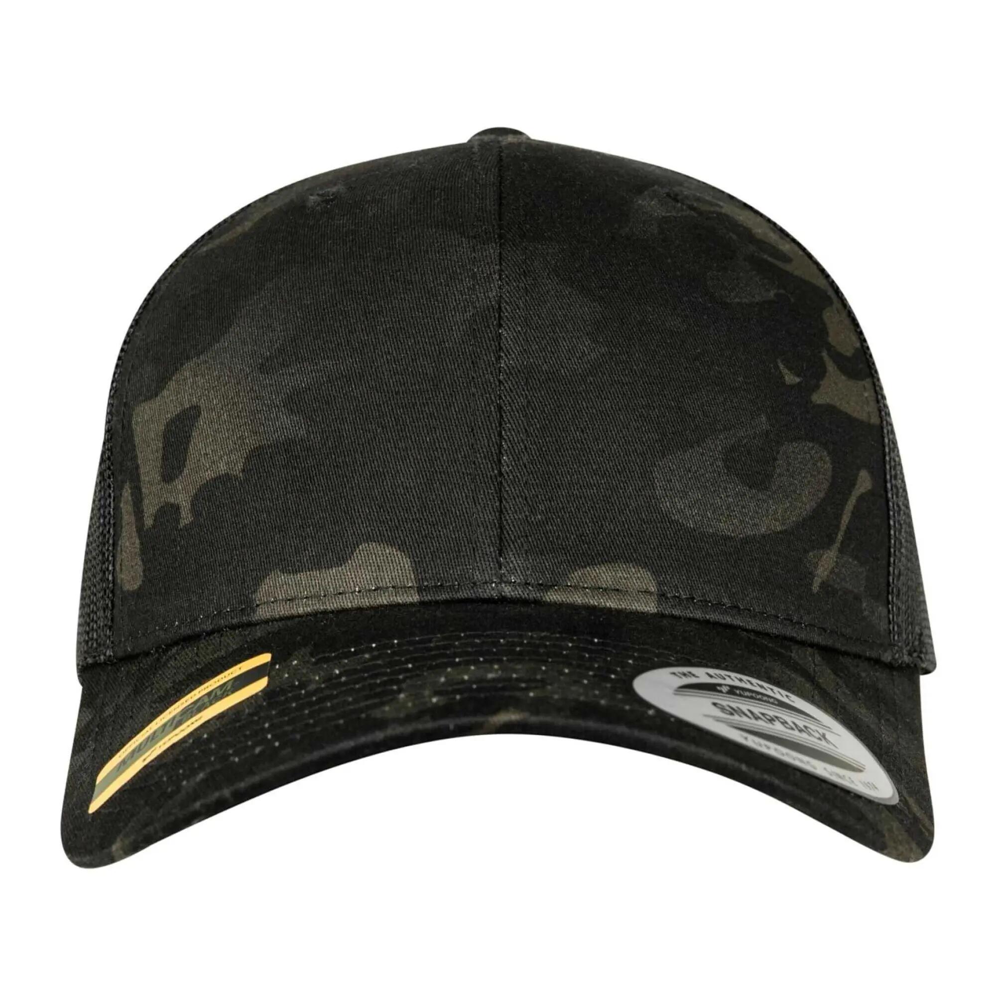 Trucker Cap für HerrenDamen Unisex, Tarnmuster Damen und Herren Schwarze 5/5