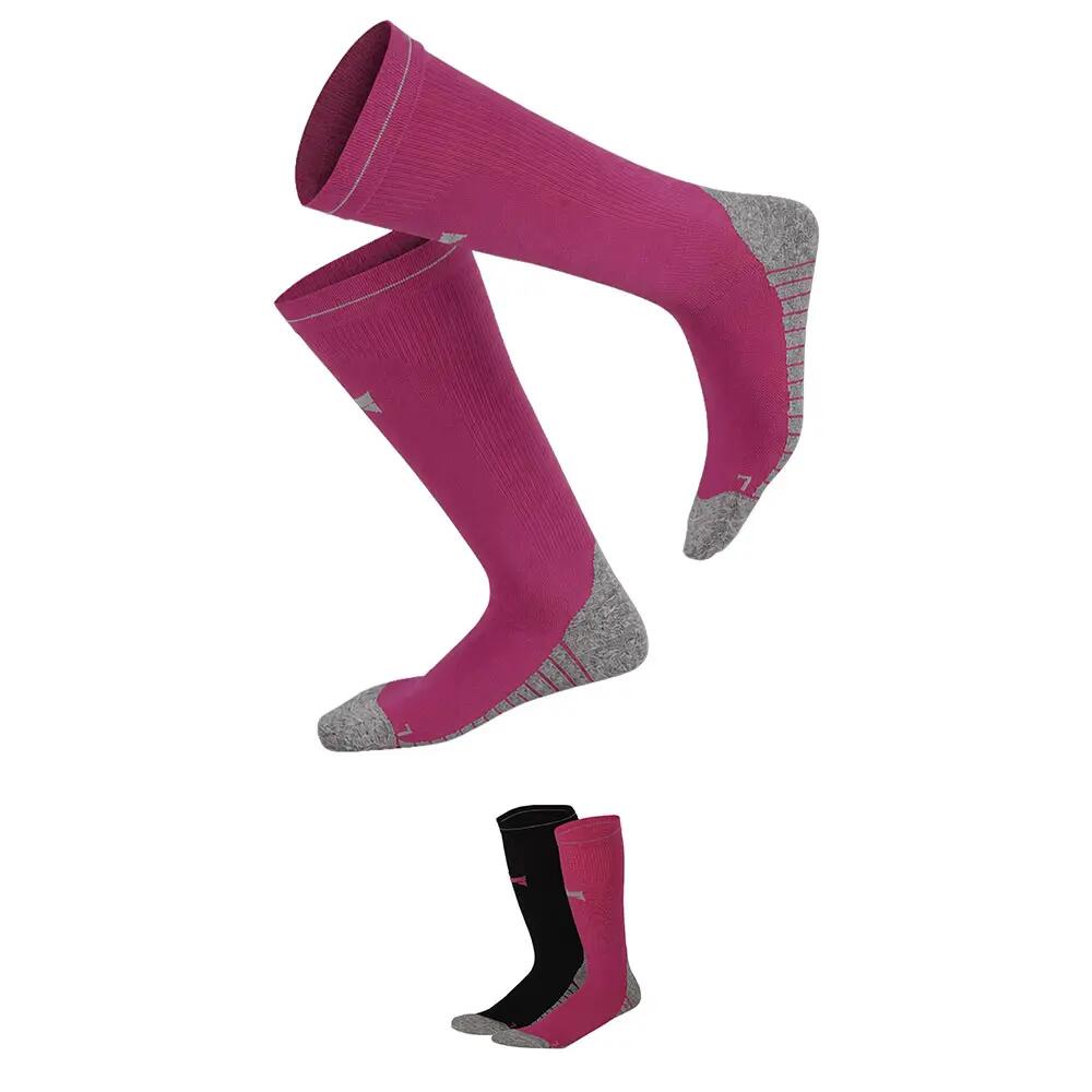 Calcetines de running compresión pack de 2 Multi Purple 4/5