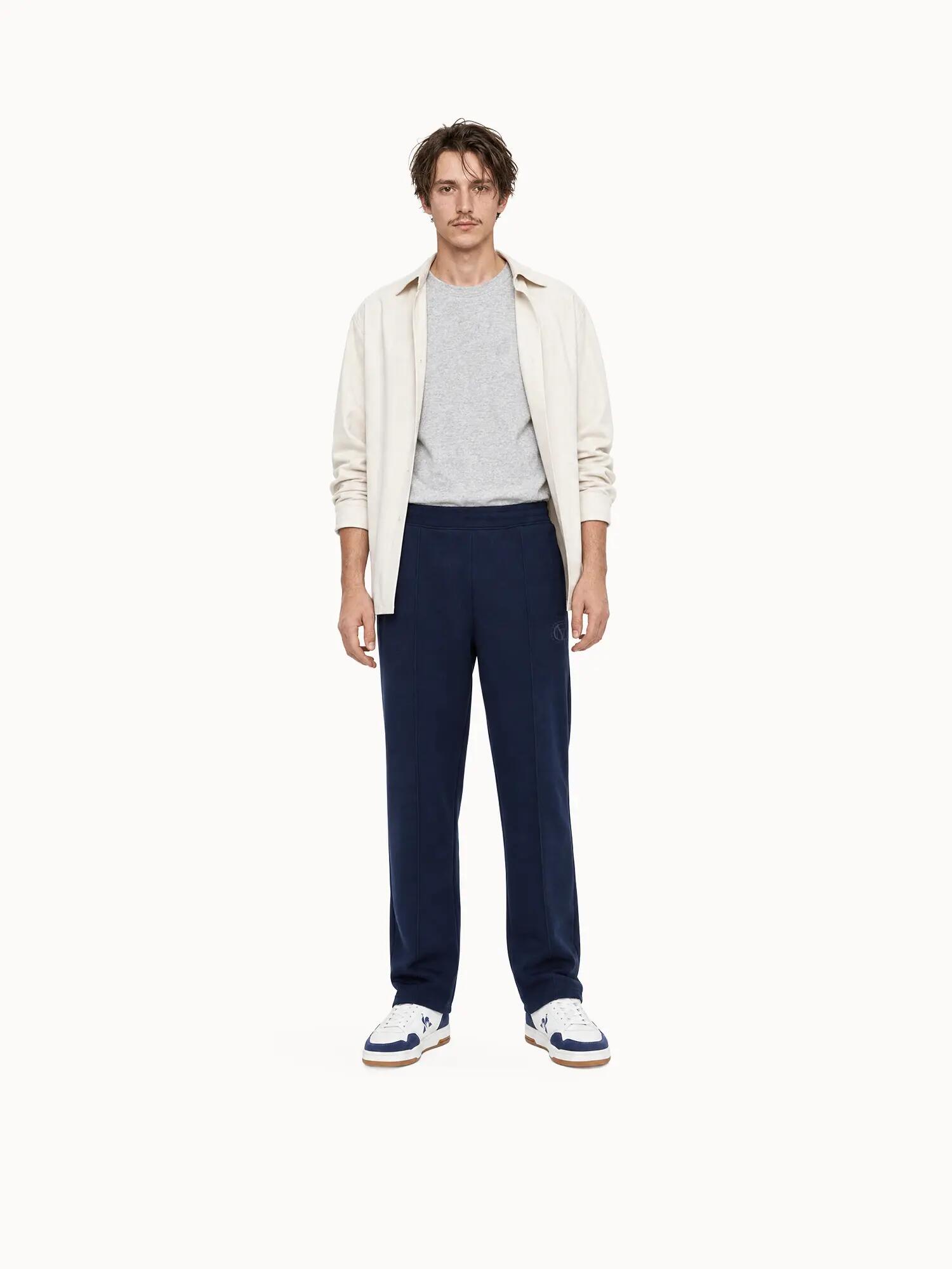 Pantalon loose Le Coq Sportif x Maradona effet piqué LCS CUP 5/5