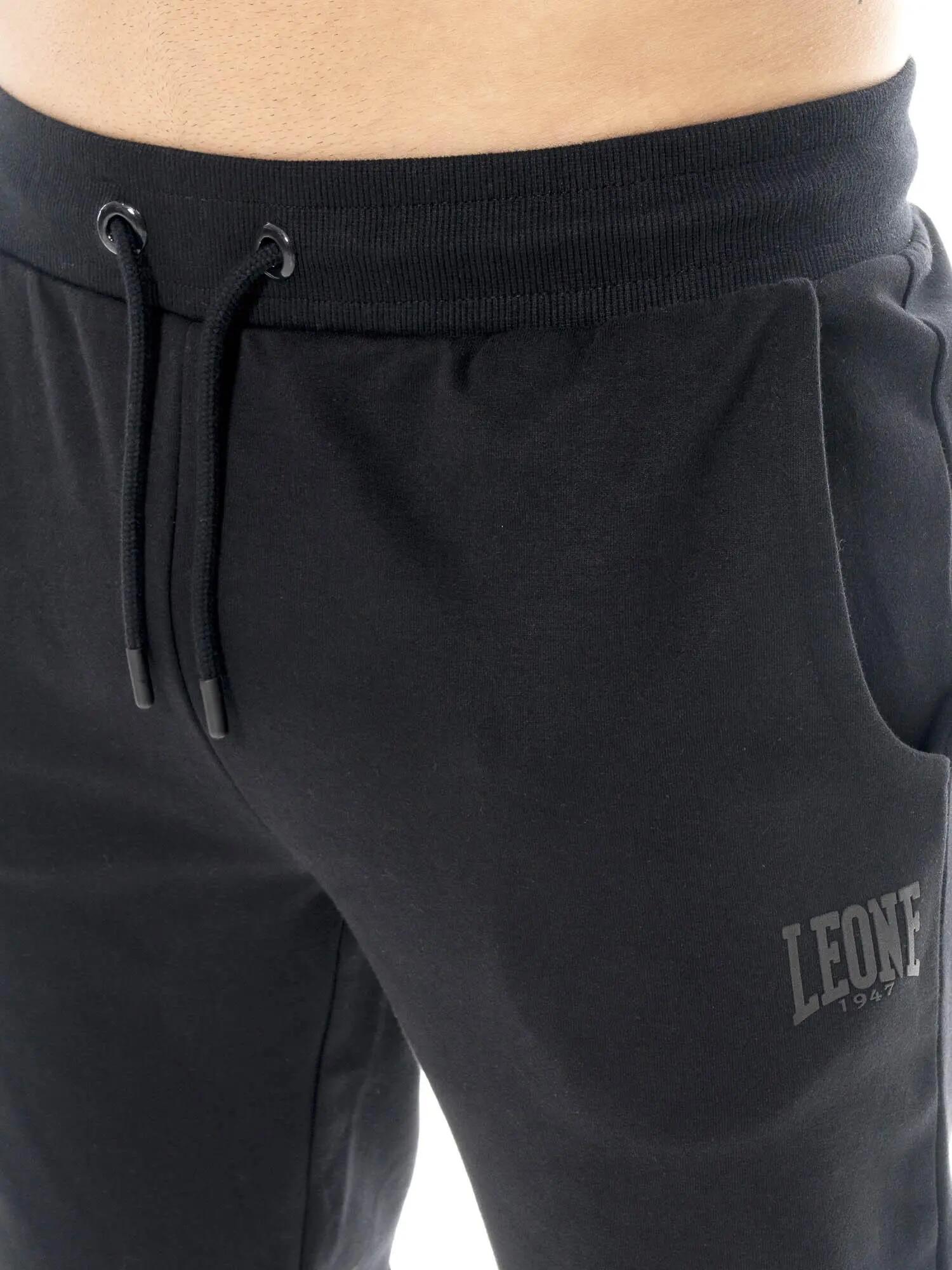 Calças de treino masculinas Leone 1947 Apparel Tech, malha interlock, logo 3/5