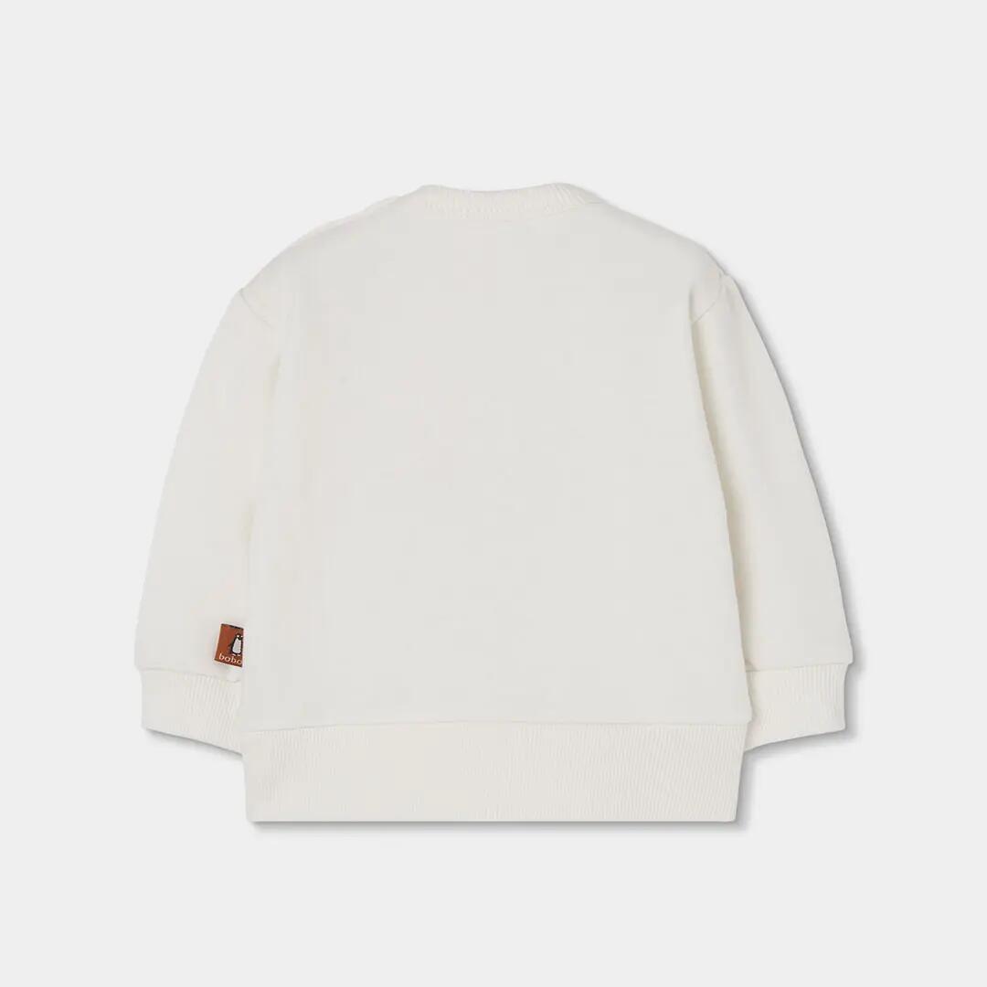 Conjunto punto bebé niño blanco estampado pingüinos 5/7