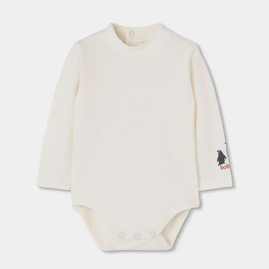 Conjunto bebé niño gris vigoré estampado pingüino 3/7