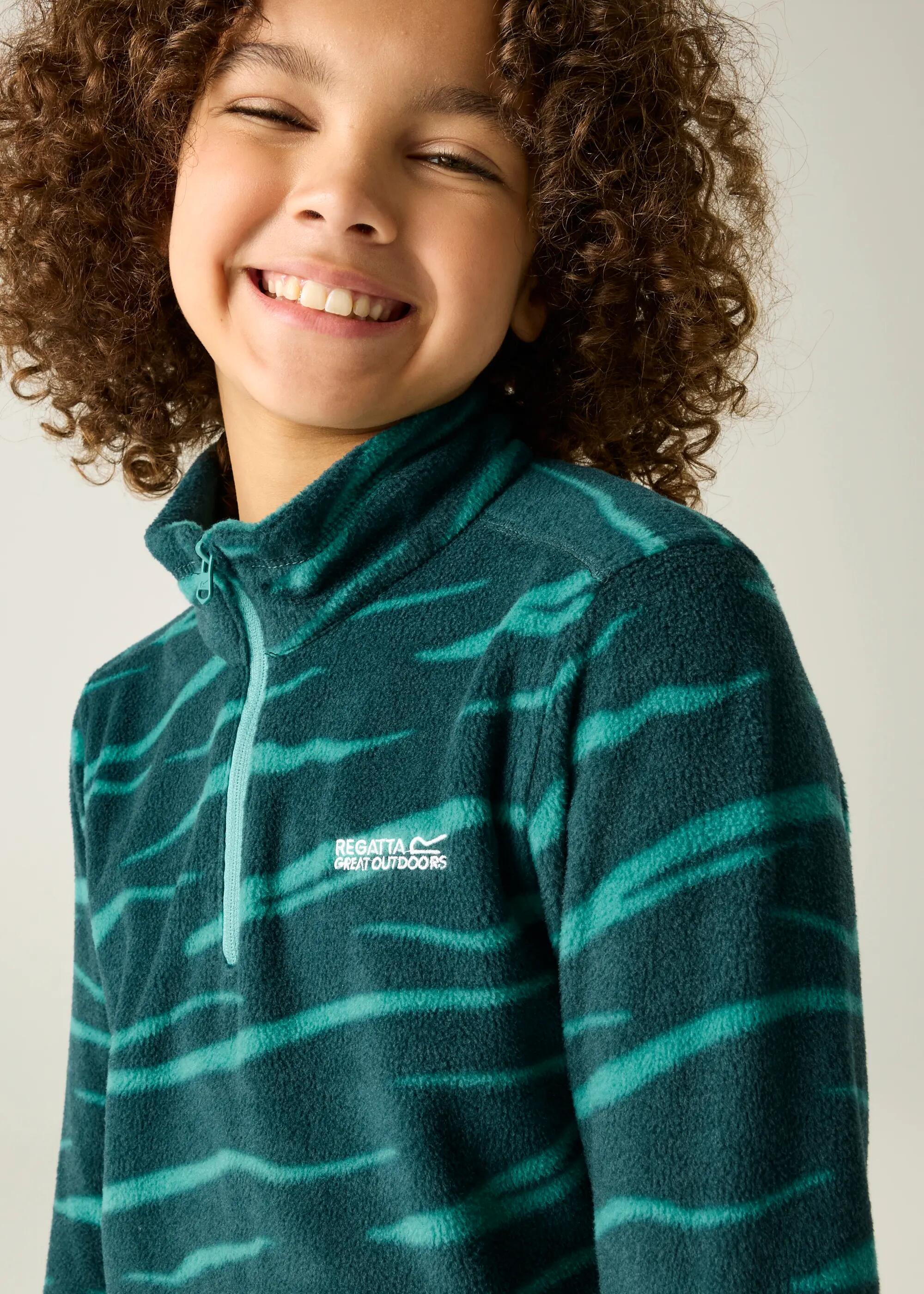 Polaire 1/2 zip enfant Regatta Hot Shot II 4/4