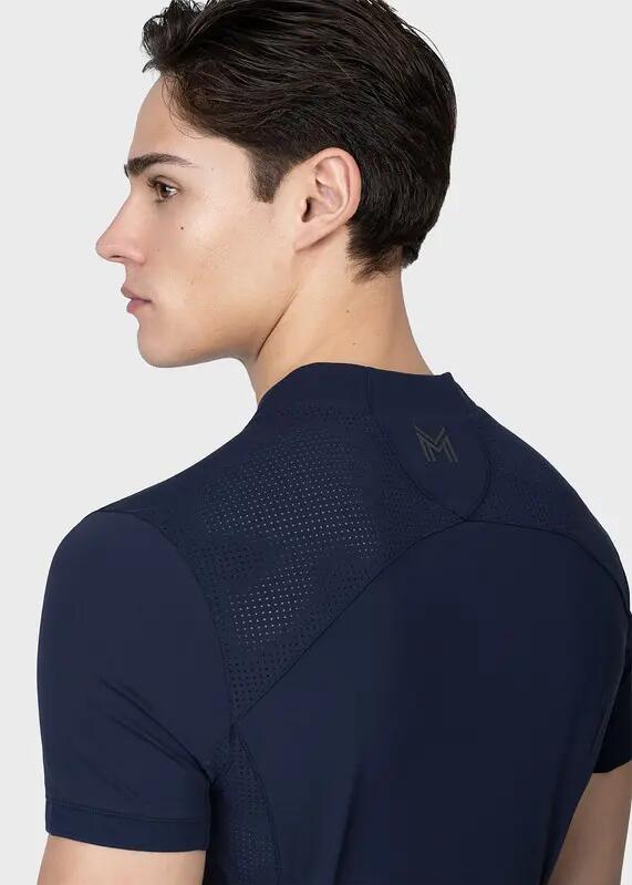 Camiseta Base Manga Corta Hombre Equitación Maximilian Track Atlántico 6/7