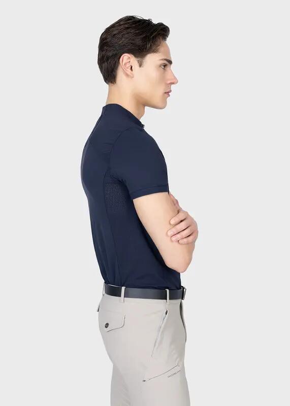 Camiseta Base Manga Corta Hombre Equitación Maximilian Track Atlántico 4/7