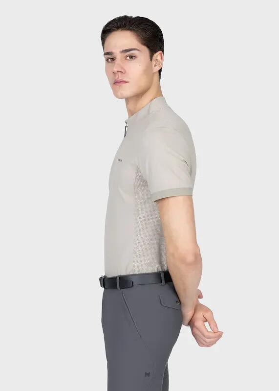 Camiseta Base Manga Corta Hombre Equitación Maximilian Track Topo Suave 2/7