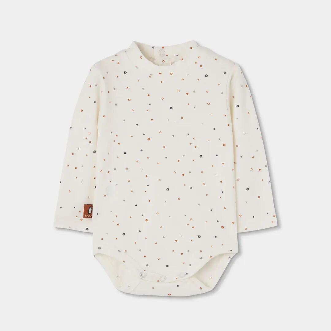 Conjunto punto bebé niña gris vigoré con pingüino 3/7