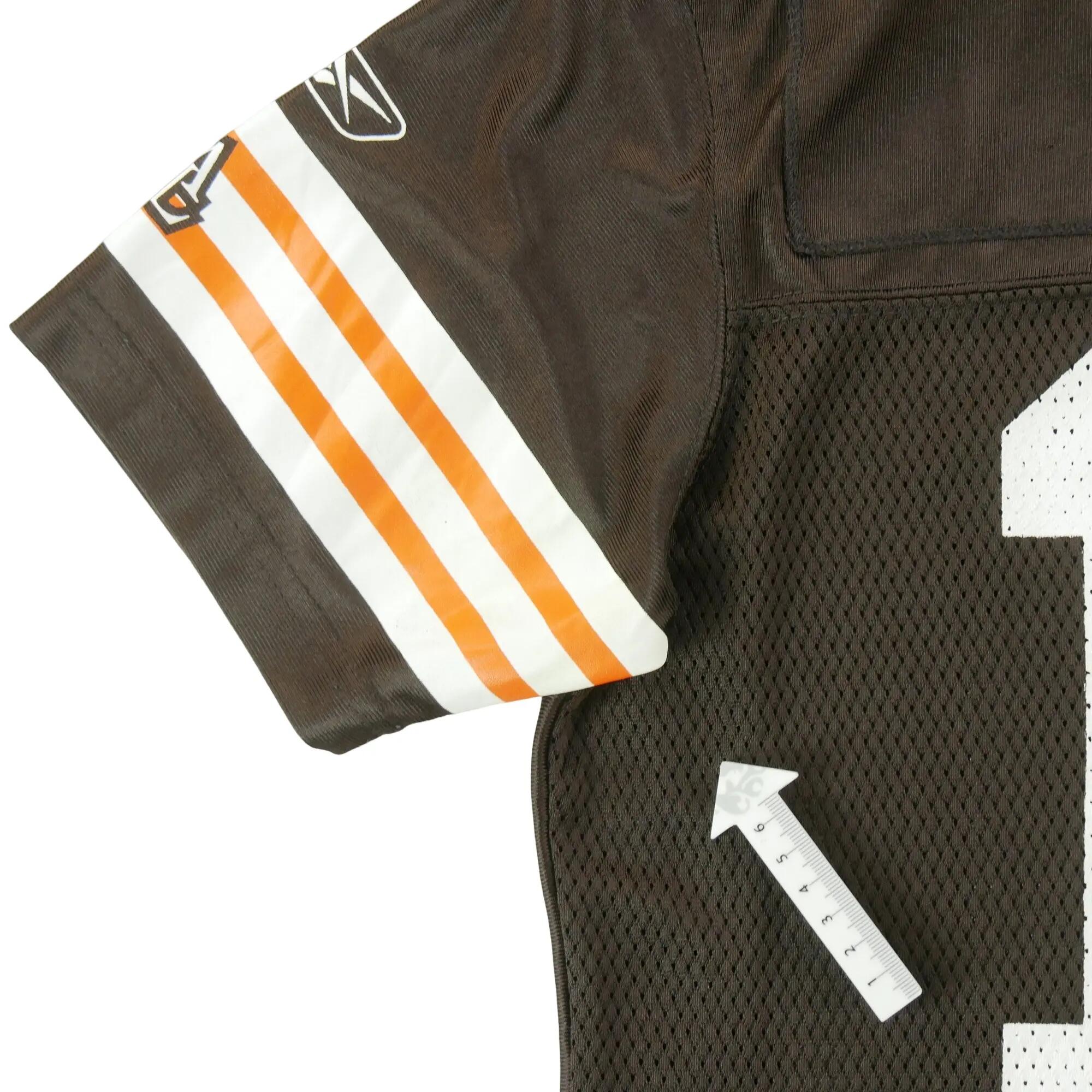 Tweedehands - Reebok dames sportshirt NFL Cleveland Browns 10 - Goede staat 6/7