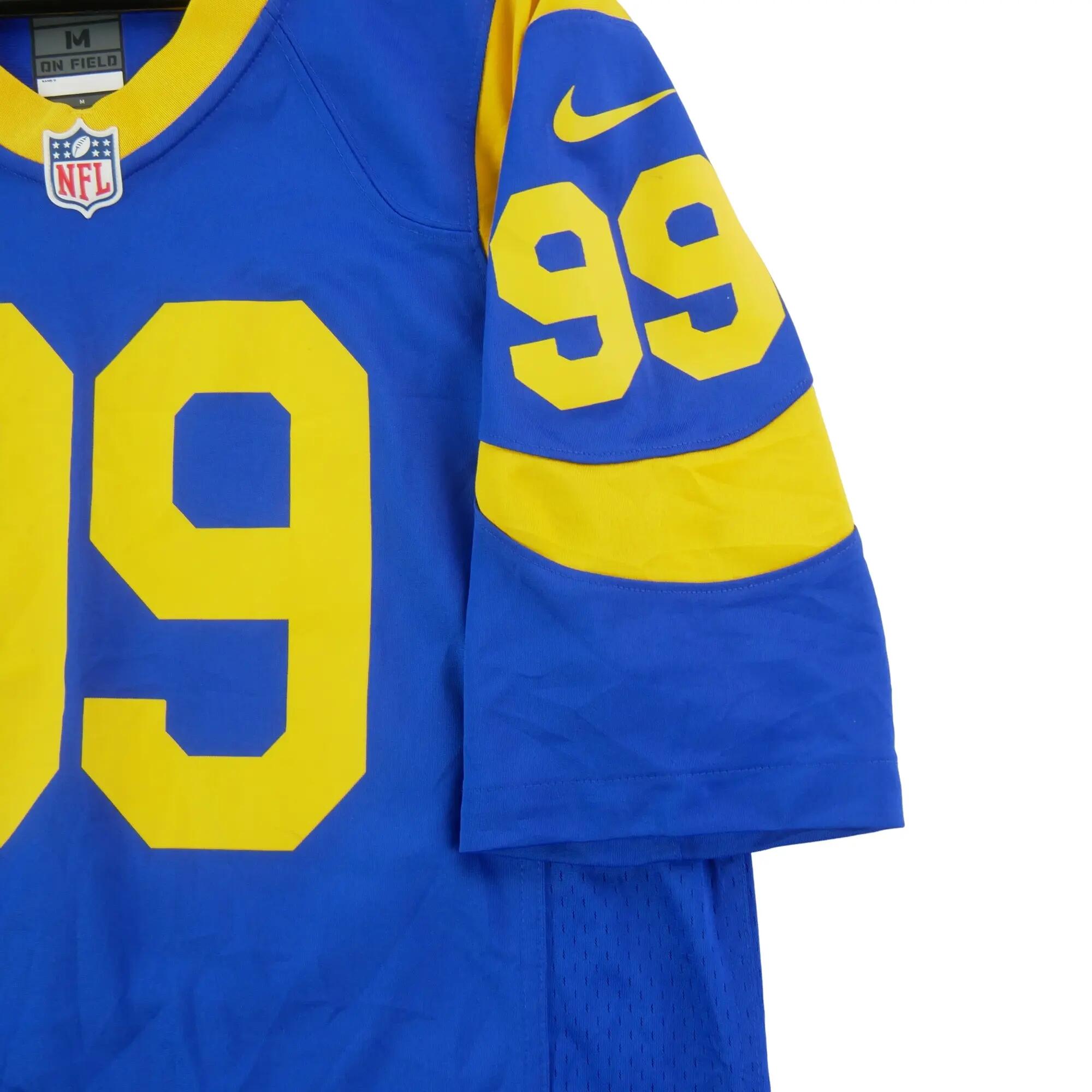 Segunda vida - Camisola masculina Nike NFL Los Angeles Rams 99 - Em bom estado 5/7