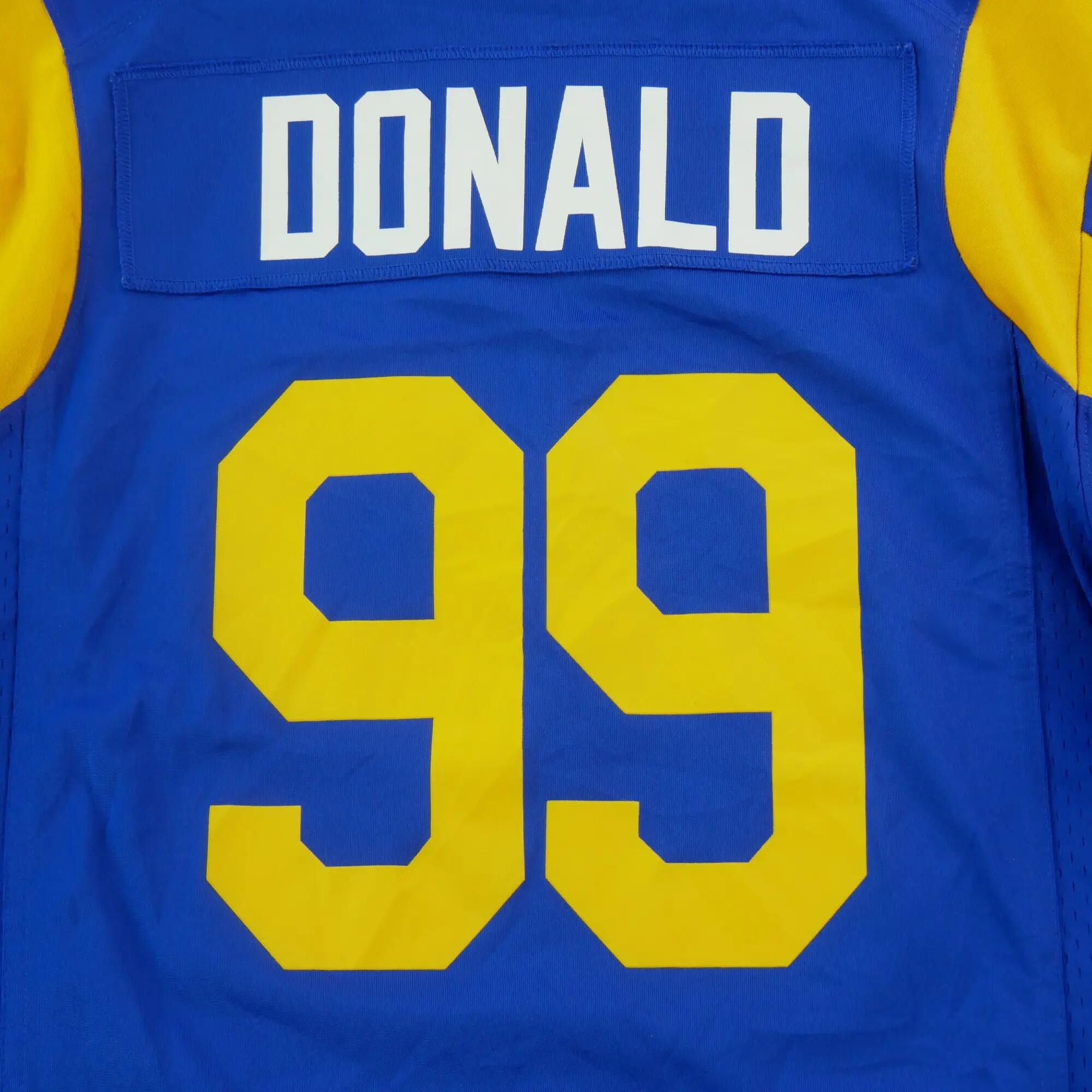 Segunda vida - Camisola masculina Nike NFL Los Angeles Rams 99 - Em bom estado 4/7