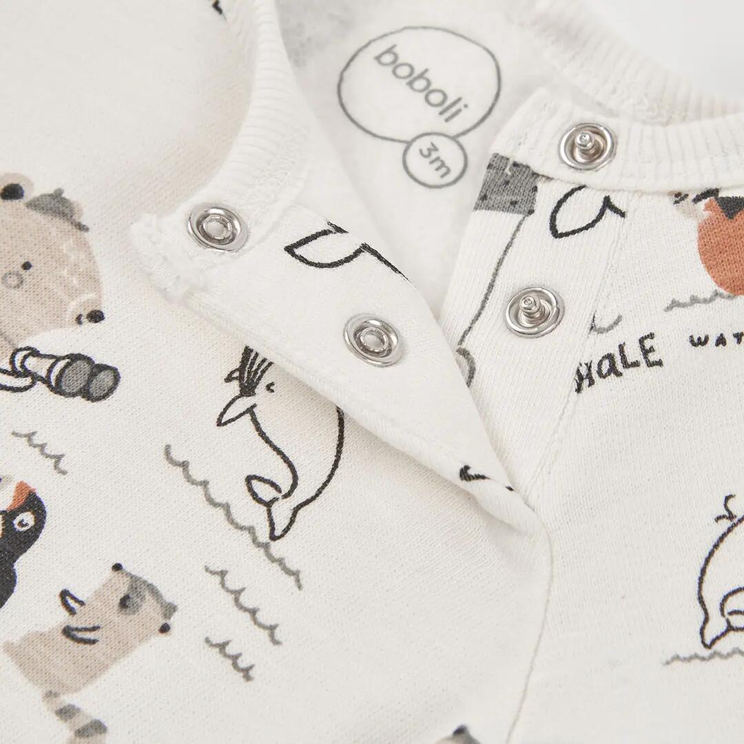 Conjunto punto bebé niño estampado animales 7/7