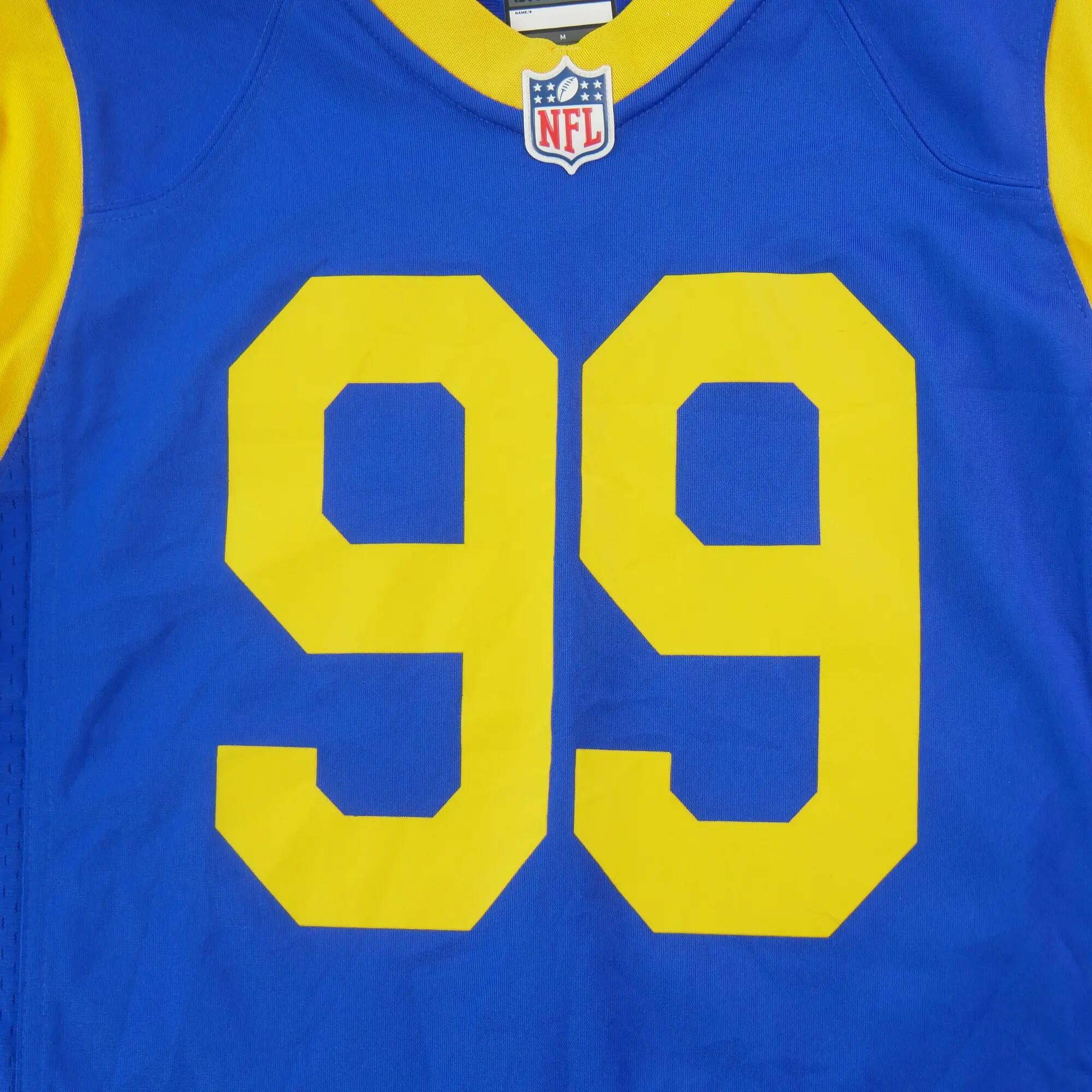 Segunda vida - Camisola masculina Nike NFL Los Angeles Rams 99 - Em bom estado 3/7