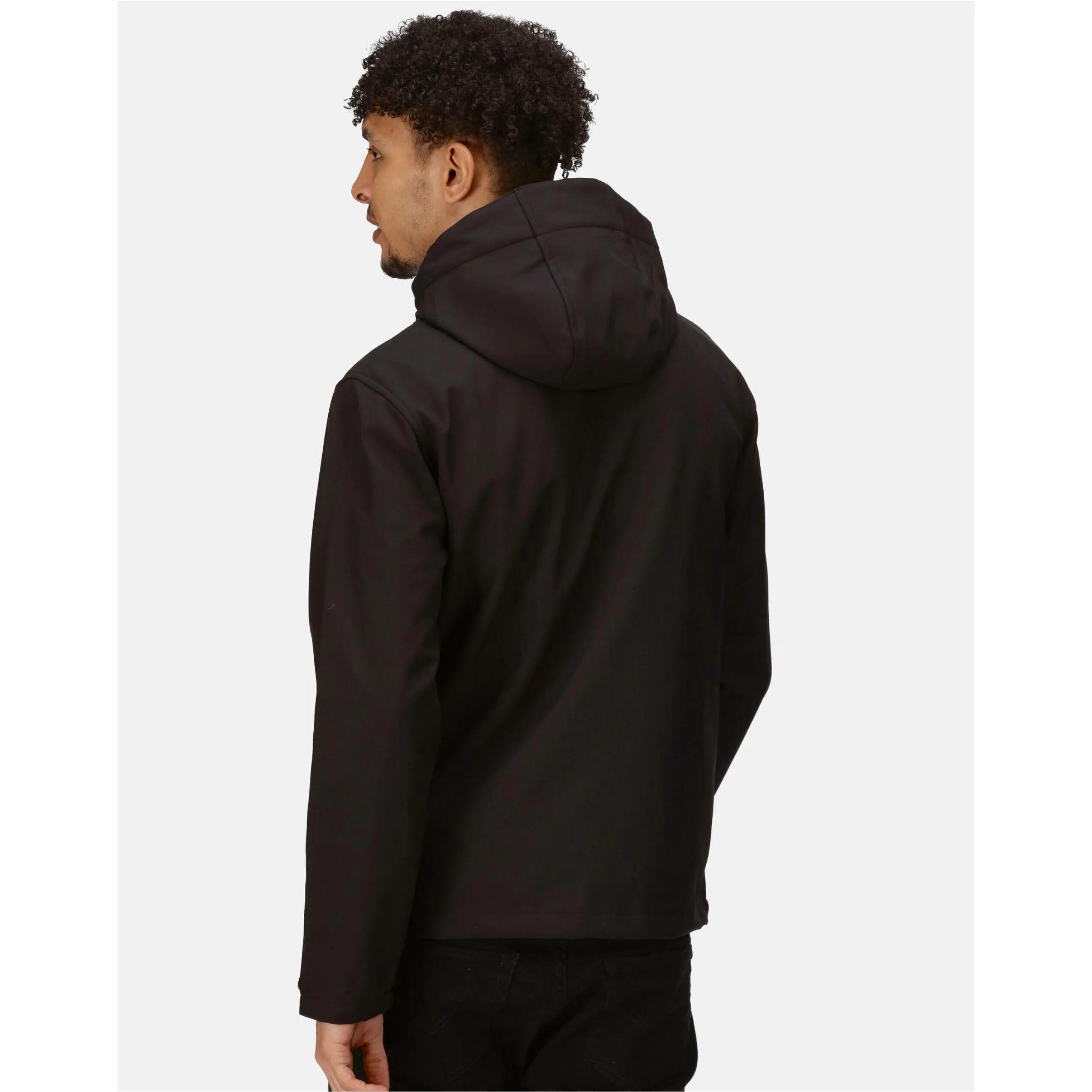 "Venturer" Kapuzenjacke für , 3 Lagen, Softshell Herren Schwarz 5/6
