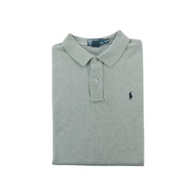 Poloshirt korte mouw heren polo ralph lauren grijs