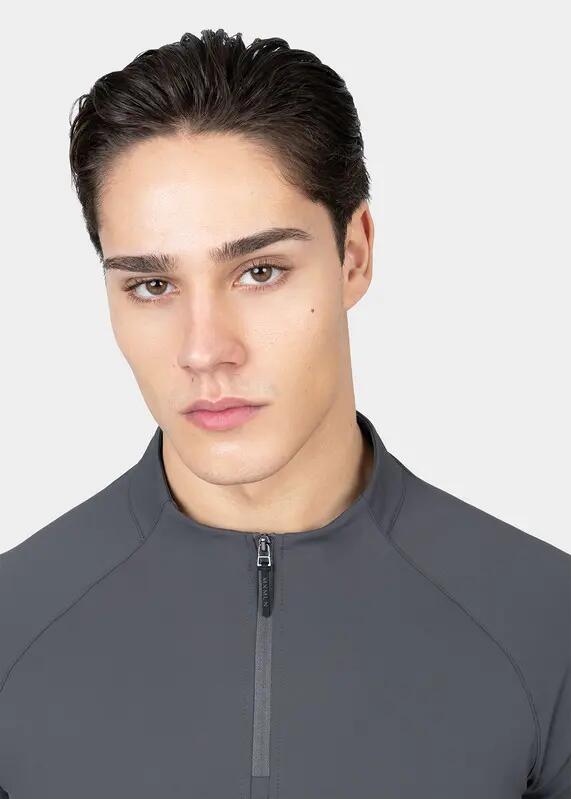 Camiseta Base Manga Corta Hombre Equitación Maximilian Code Grafito 5/7