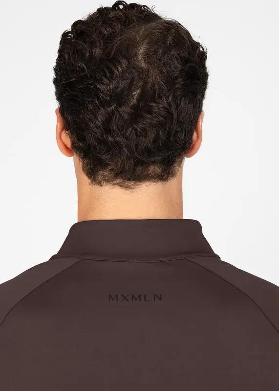Camiseta Base Manga Larga Hombre Equitación Maximilian Code Chocolate 5/7
