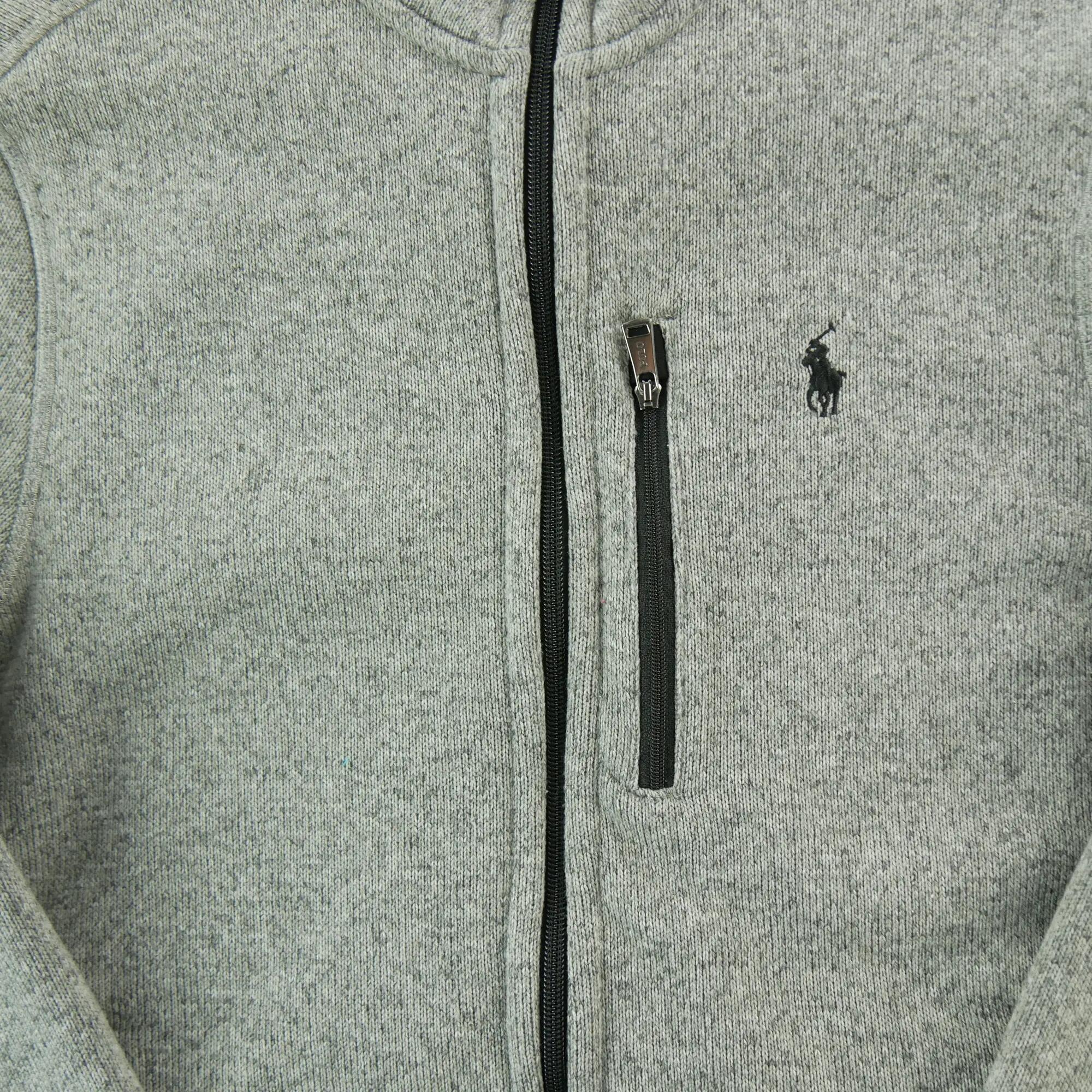 Segunda vida - Polaire masculina cinza Polo Ralph Lauren - Como novo 5/7