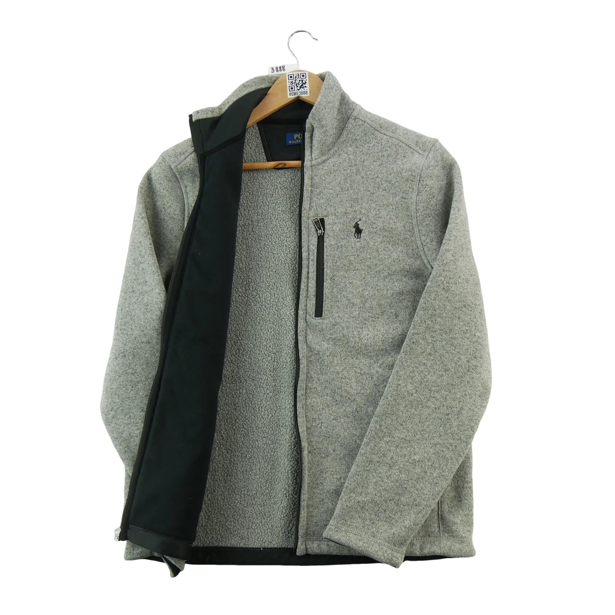Segunda vida - Polaire masculina cinza Polo Ralph Lauren - Como novo 3/7