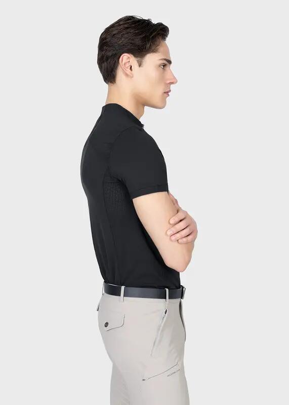 Camiseta Base Manga Corta Hombre Equitación Maximilian Track Negro 4/7