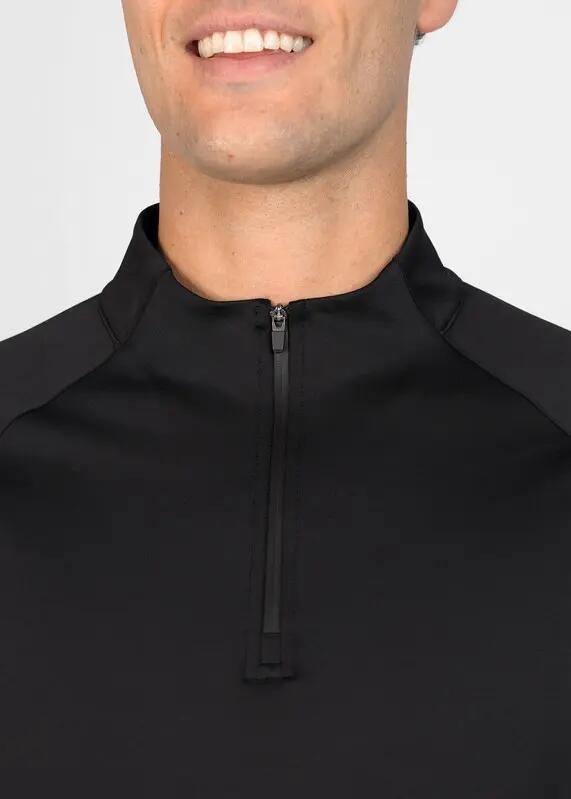 Camiseta Base Manga Larga Hombre Equitación Maximilian Code Negro 6/7