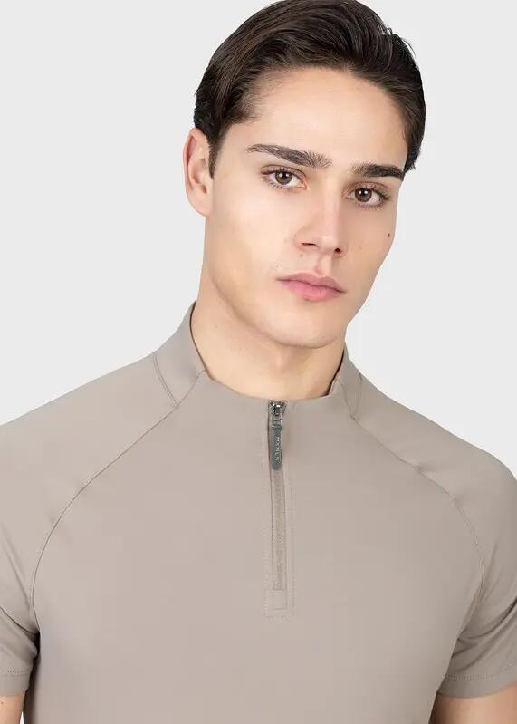 Camiseta Base Manga Corta Hombre Equitación Maximilian Code Topo 5/7