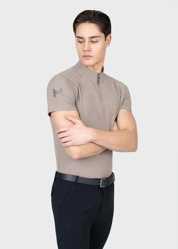 Camiseta Base Manga Corta Hombre Equitación Maximilian Code Topo 4/7