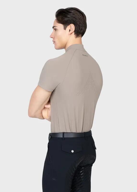 Camiseta Base Manga Corta Hombre Equitación Maximilian Code Topo 3/7
