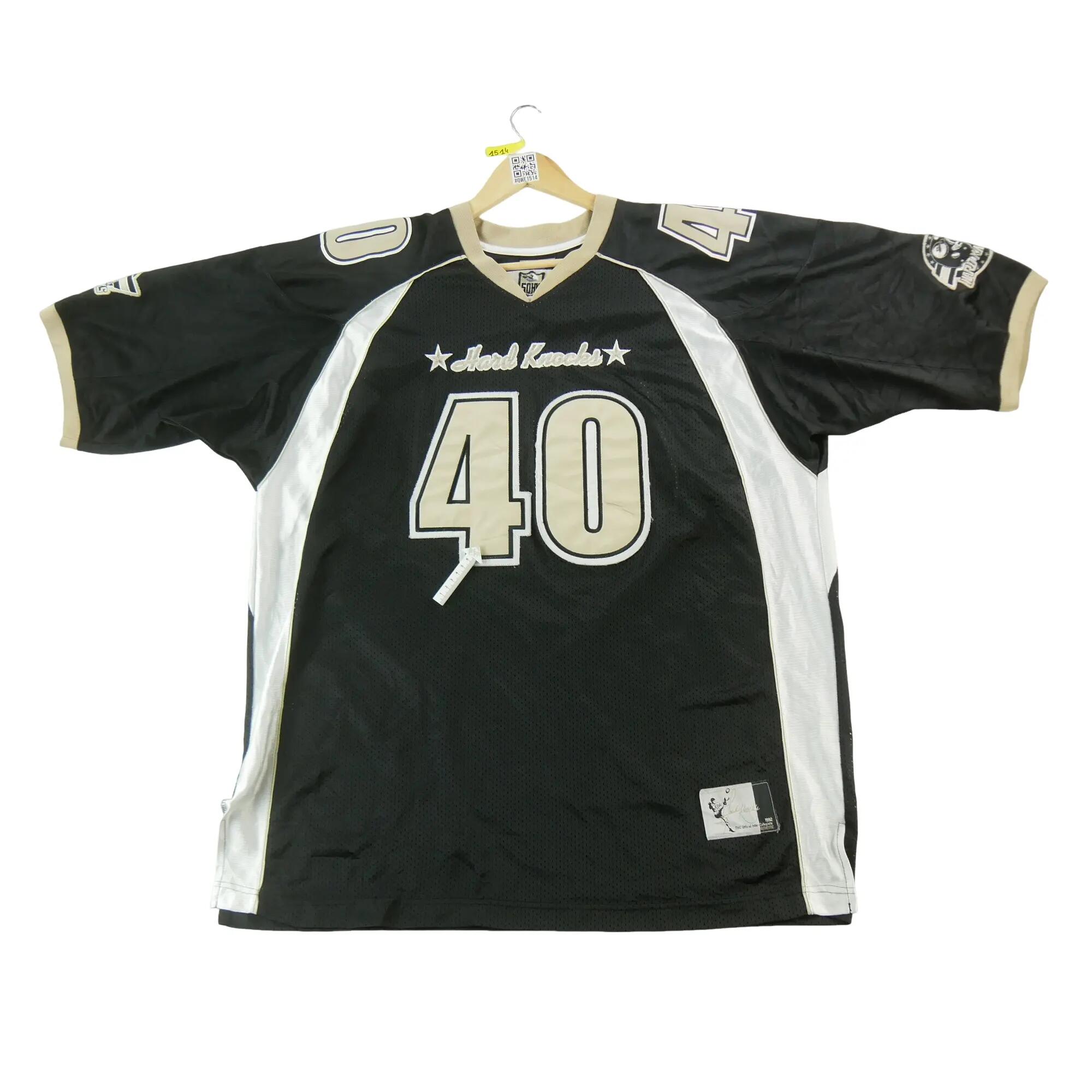 Segunda vida - Maillot Masculino Hard Knocks 40 Y2K NCAA - Em bom estado 7/7