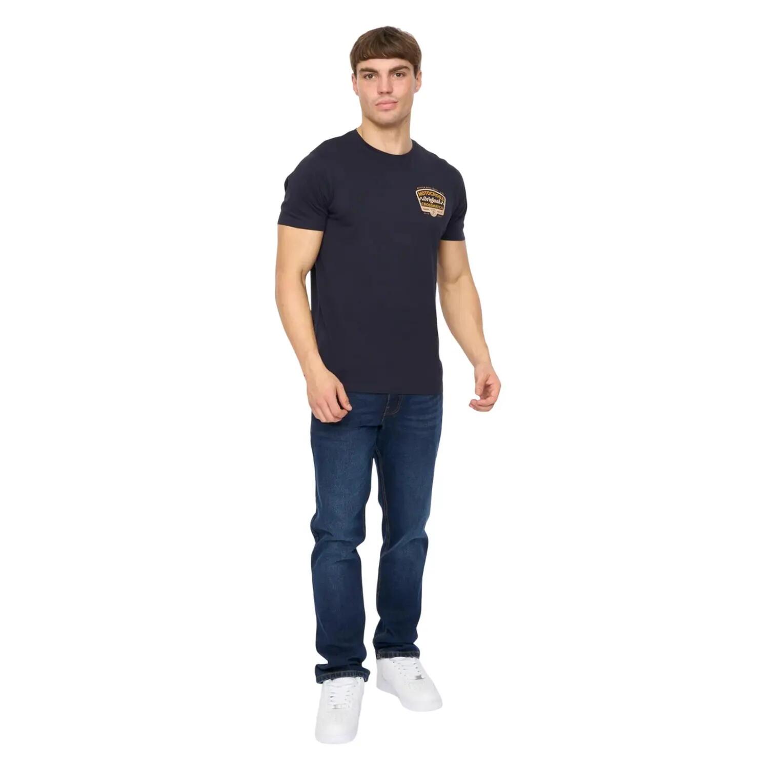 "Motocross" TShirt für Herren Marine 5/5