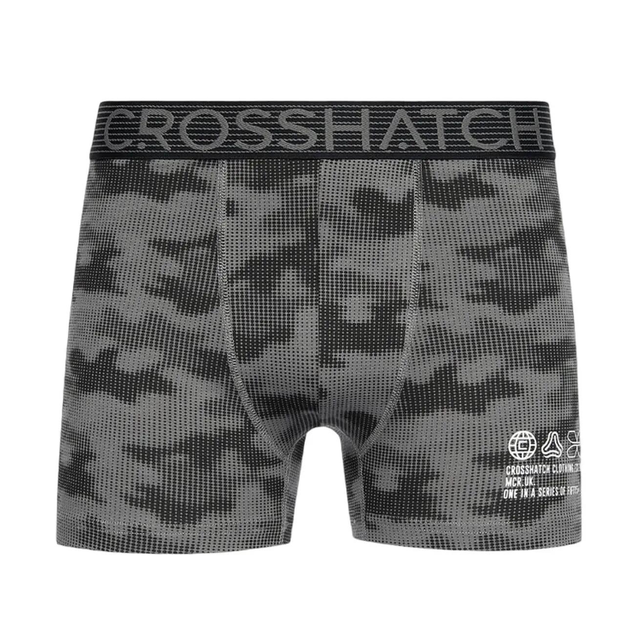 Boxers BUZZARD Homme (Noir / Gris) 6/6