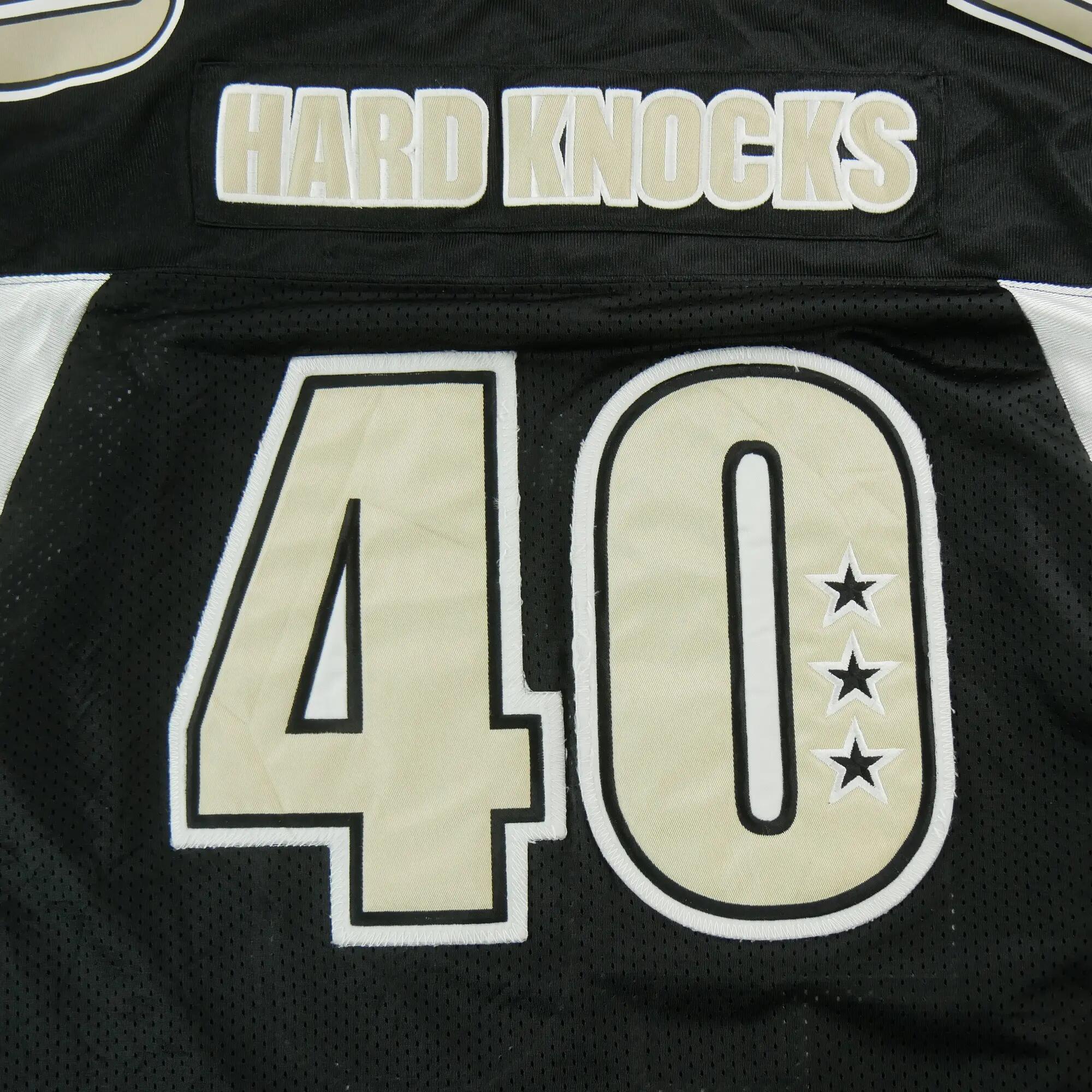 Segunda vida - Maillot Masculino Hard Knocks 40 Y2K NCAA - Em bom estado 5/7