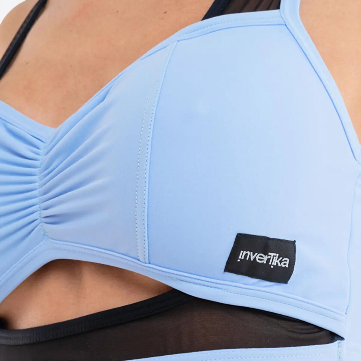 Top donna pole dance push up dettagli retina Mistika Lilac 5/5