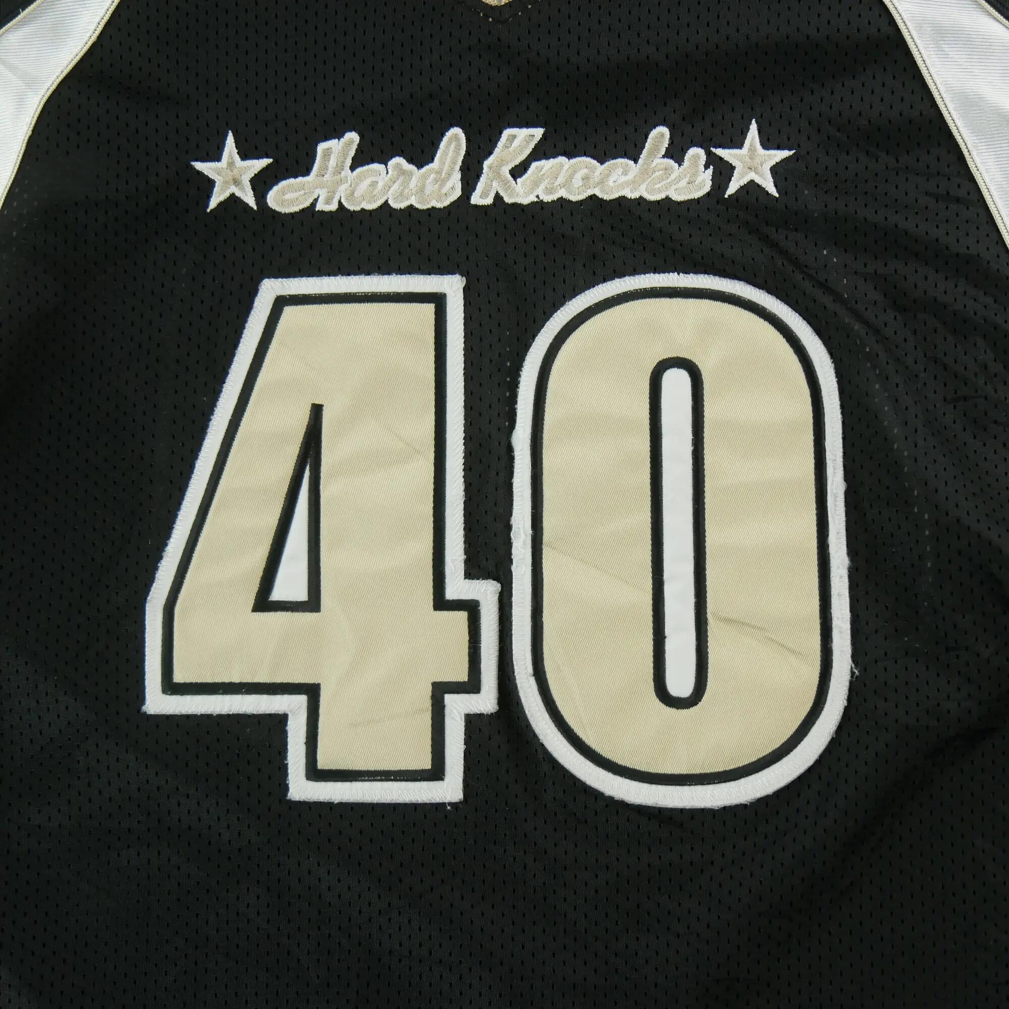 Segunda vida - Maillot Masculino Hard Knocks 40 Y2K NCAA - Em bom estado 4/7