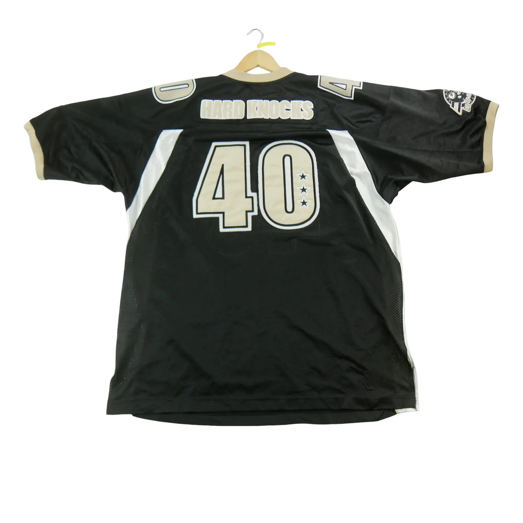 Segunda vida - Maillot Masculino Hard Knocks 40 Y2K NCAA - Em bom estado 3/7