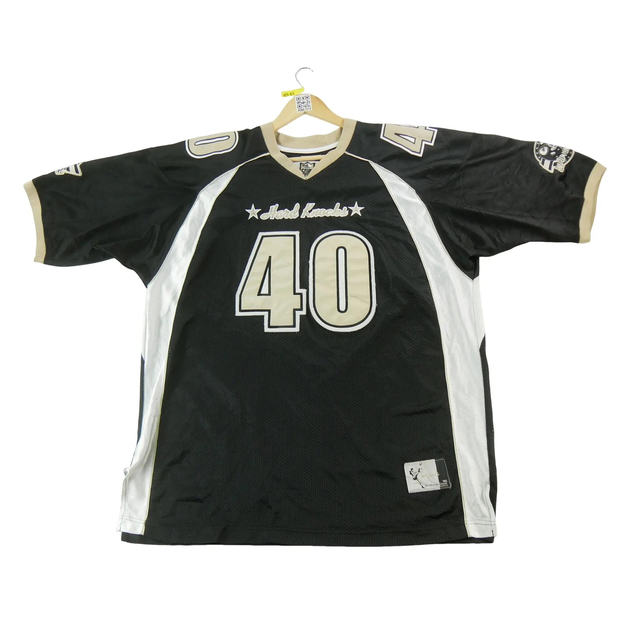 Segunda vida - Maillot Masculino Hard Knocks 40 Y2K NCAA - Em bom estado 2/7