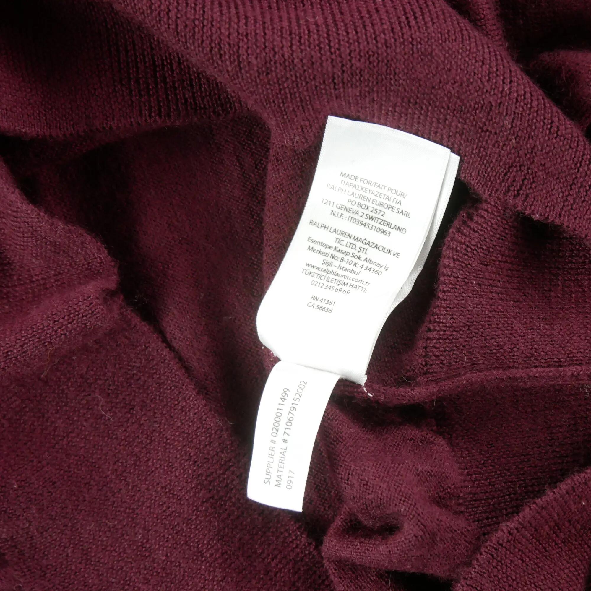 Segunda vida - Pull Polo Ralph Lauren homem colar V - Em muito bom estado 6/6