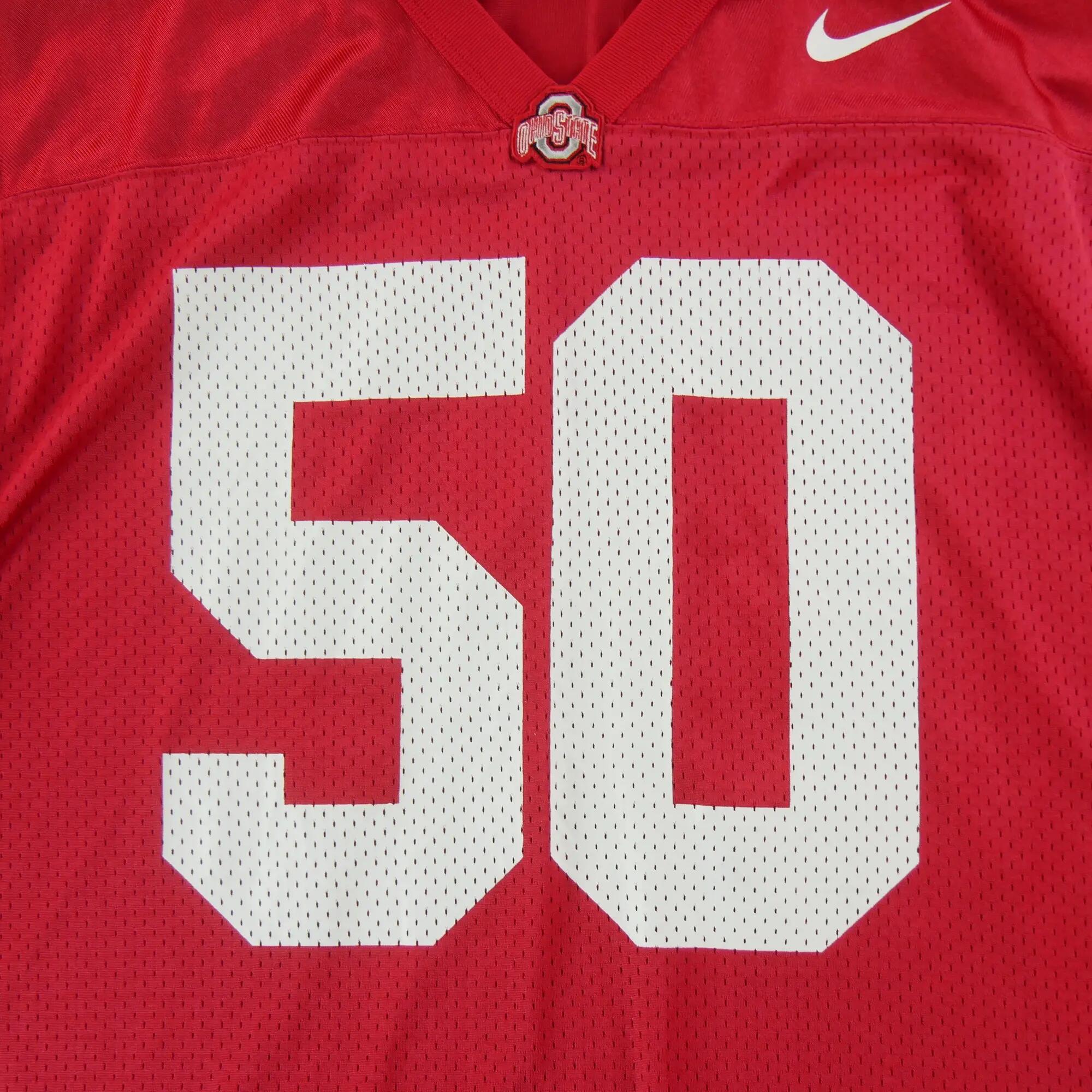 Tweedehands - Nike heren football jersey NCAA Ohio State 50 - Als nieuw 4/7
