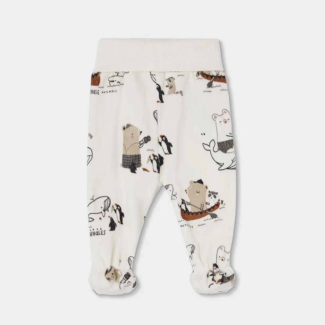 Conjunto punto bebé crudo estampado animales 7/7