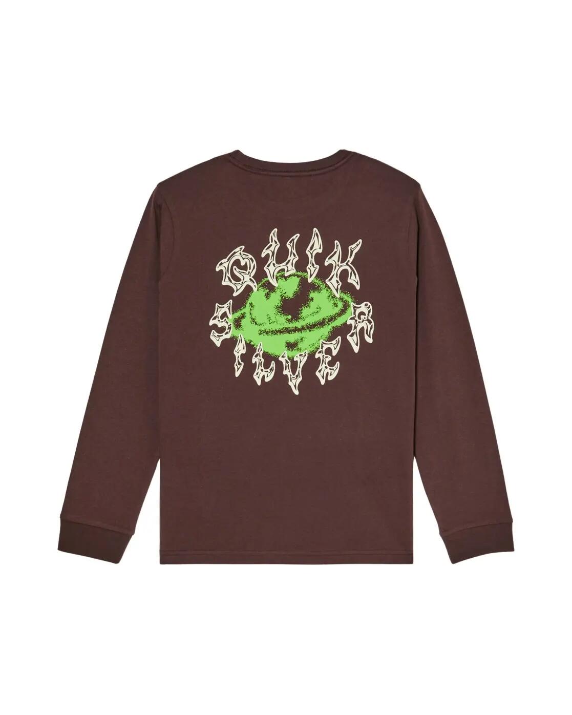 Camiseta de manga larga QS EARTH Marrón Niño 2/4