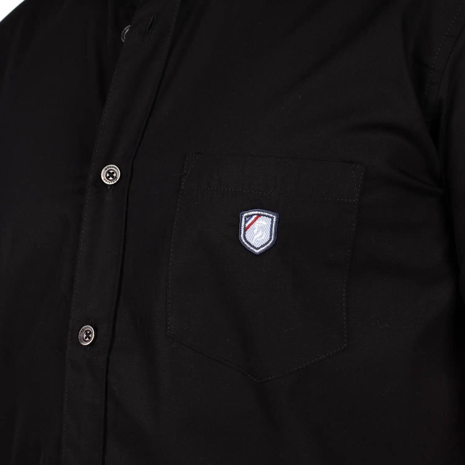 Chemise écusson Calanque M / Noir 4/4