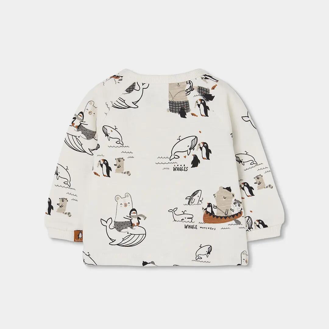 Conjunto punto bebé niño estampado animales 5/7