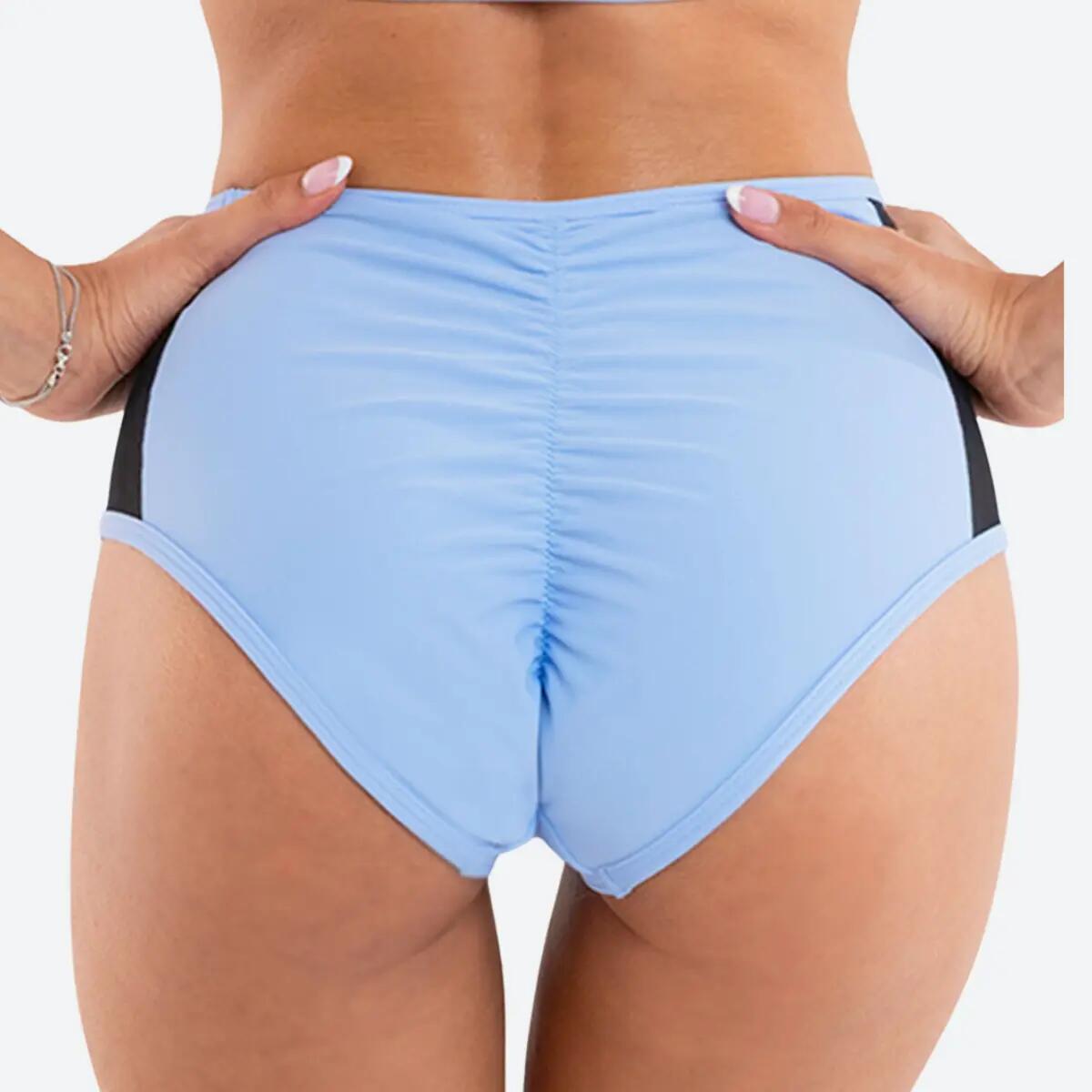 Slip Donna pole dance vita alta dettagli retina Mistika Lilac 4/5