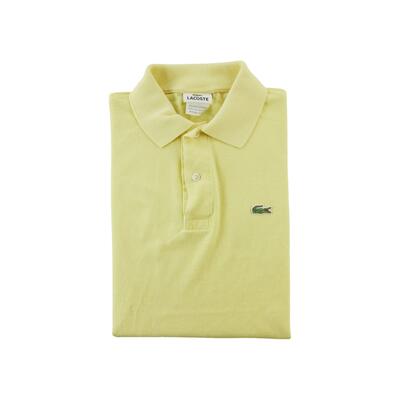 Tweedehands - poloshirt korte mouw heren geel - zeer goede staat